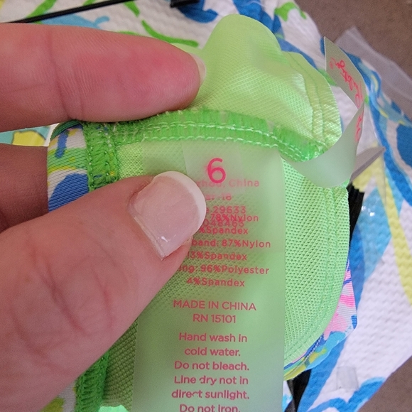Lilly Pulitzer Sarong Bikini Bottoms Size 6 - Picture 4 of 5